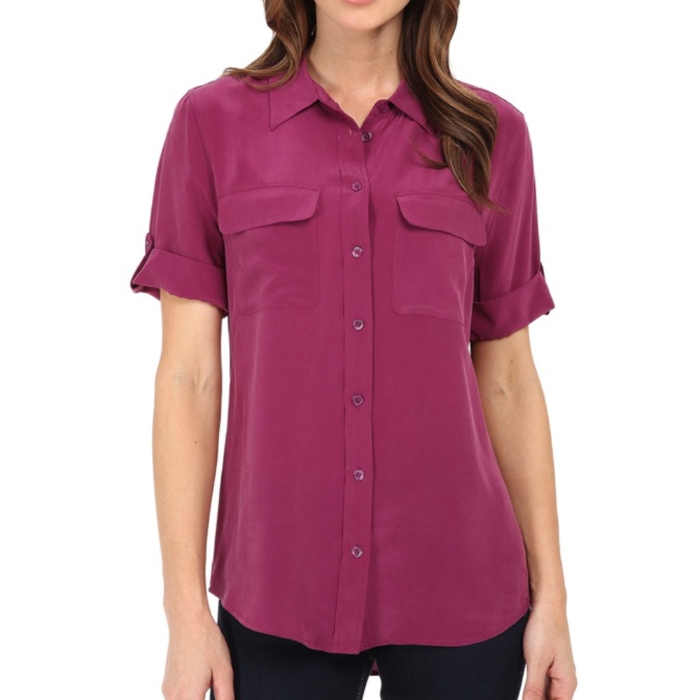 Equipment Short Sleeve Slim Signature Shirt